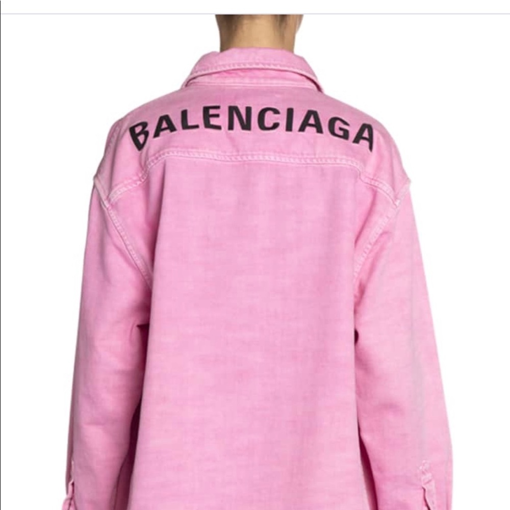 Balenciaga denim shirt